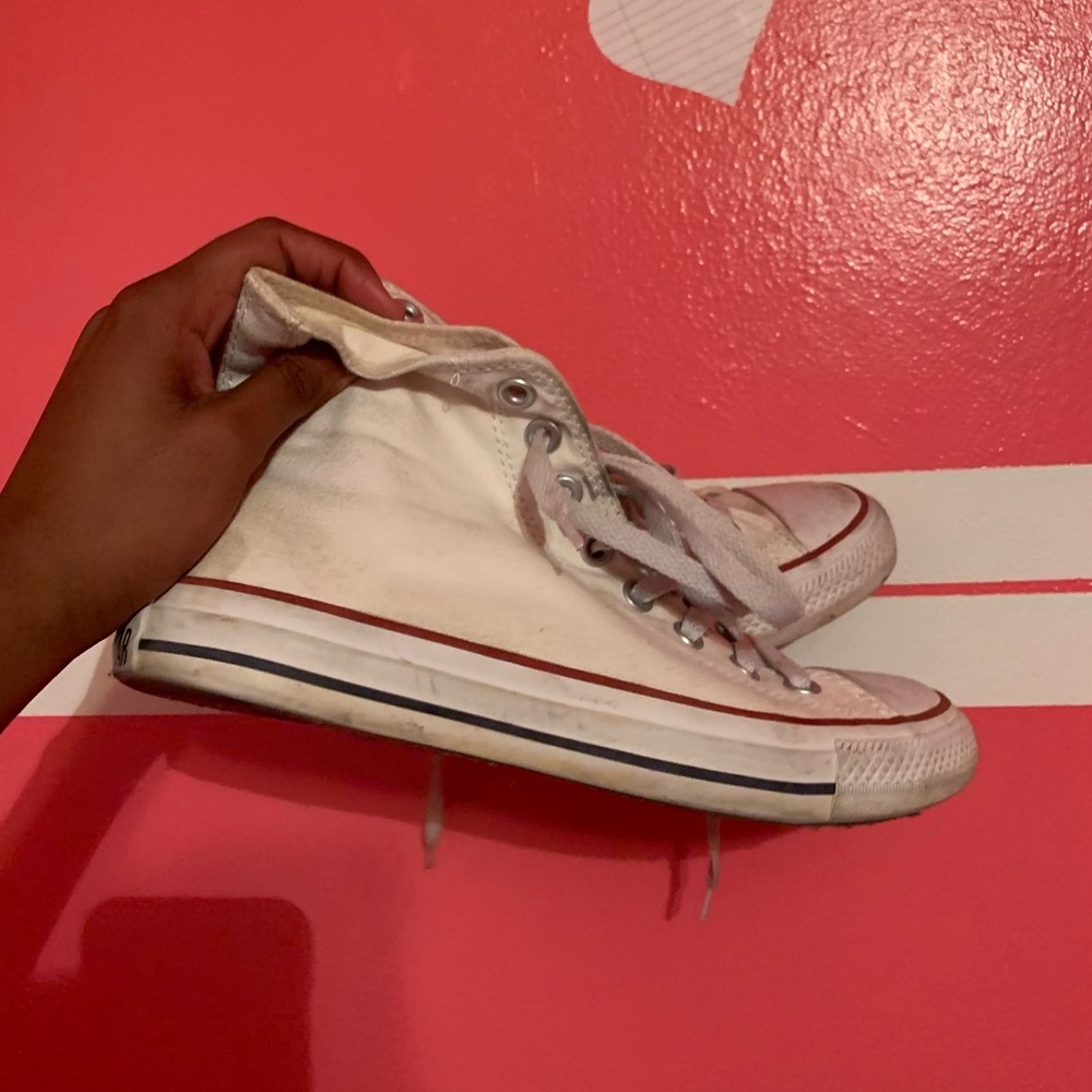 White High Top Converse
